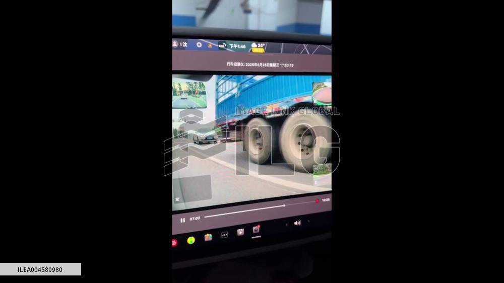 China: Man Rescues Dog Trapped Under Moving Truck in Dramatic Dashcam Video