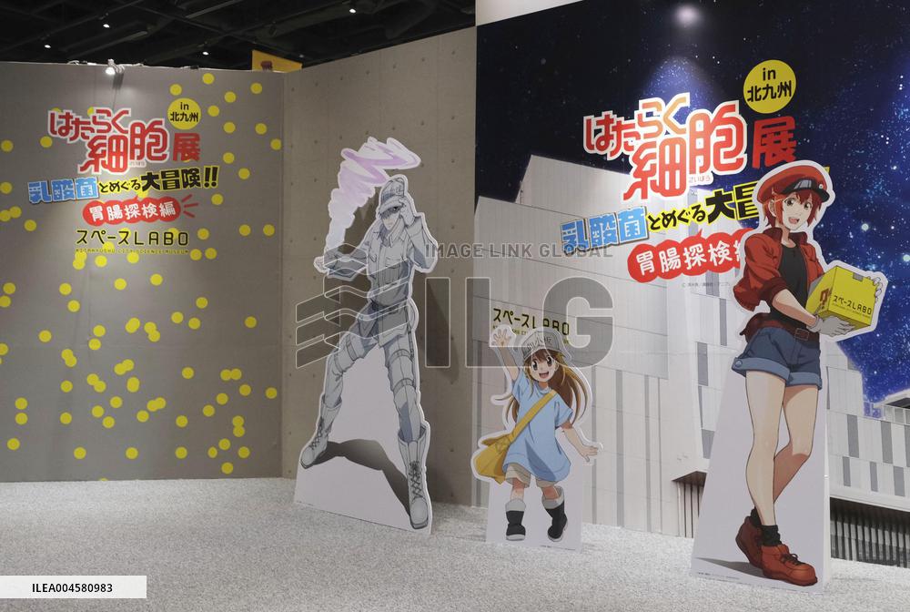 Exhibition on popular comic themed on human cells