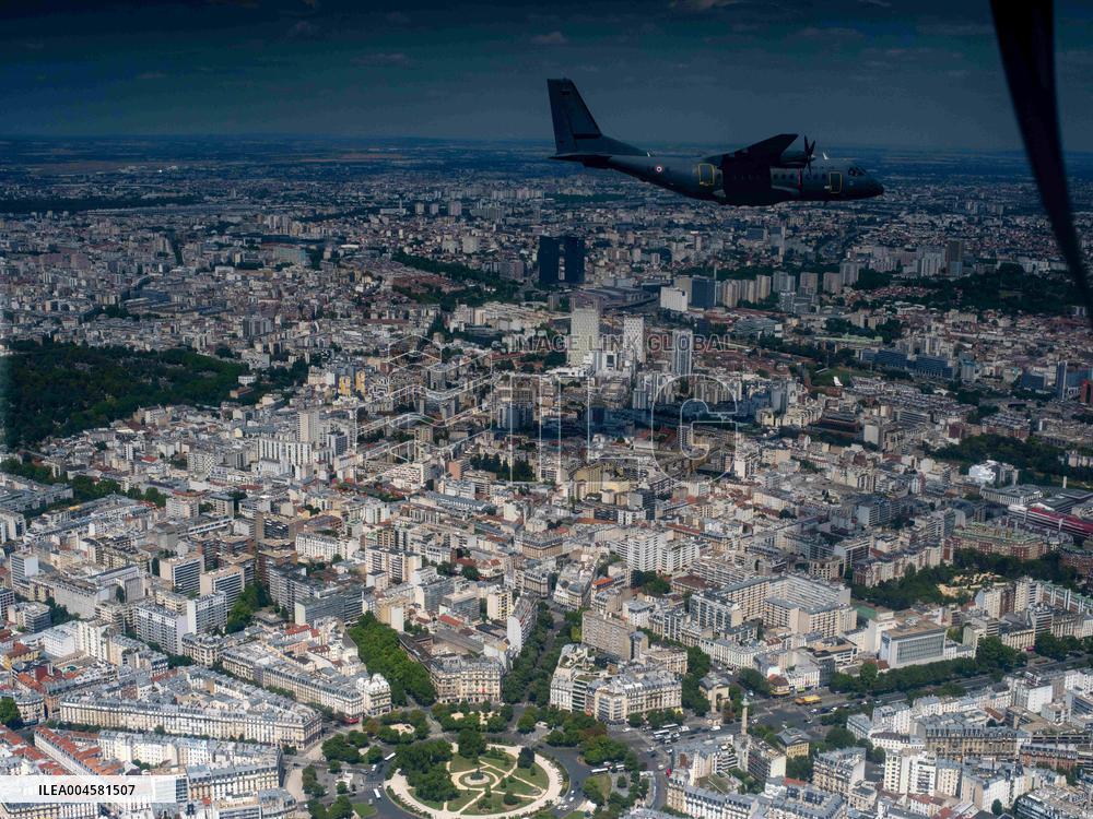 Final Aerial Parade Over the Champs-Élysées