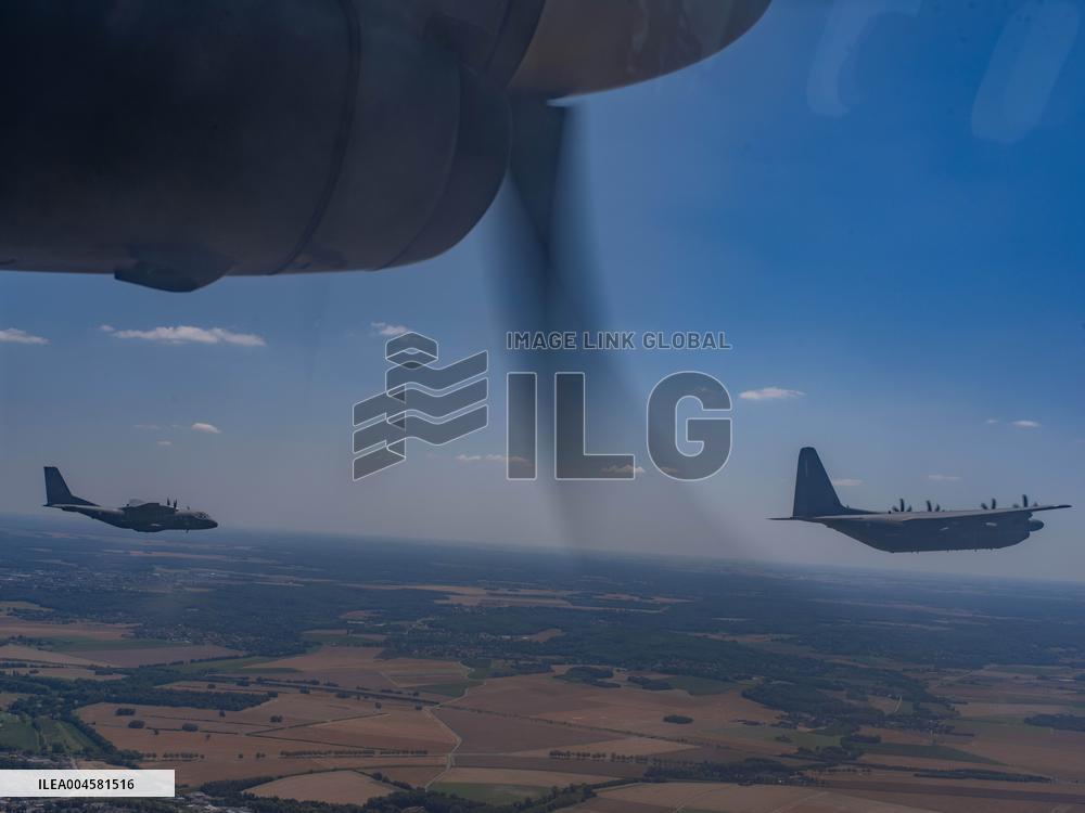 Final Aerial Parade Over the Champs-Élysées