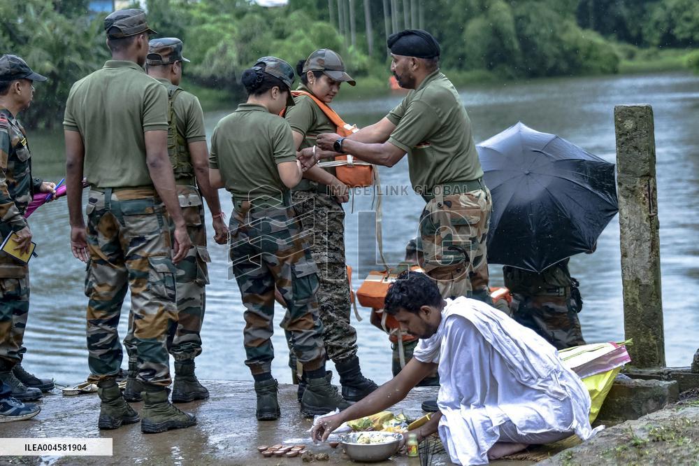 Flood and Landslide Mock Drill - India