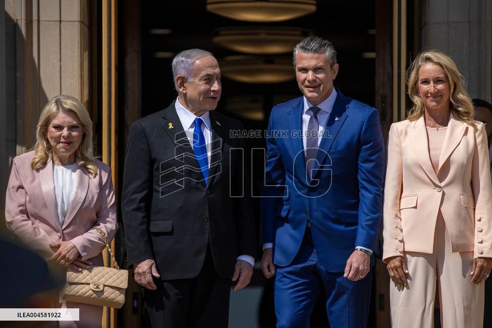Pete Hegseth Meets PM Netanyahu - Washington