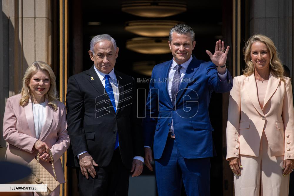 Pete Hegseth Meets PM Netanyahu - Washington