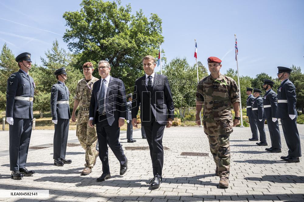 Starmer And Macron Visit NATO Maritime Command - London