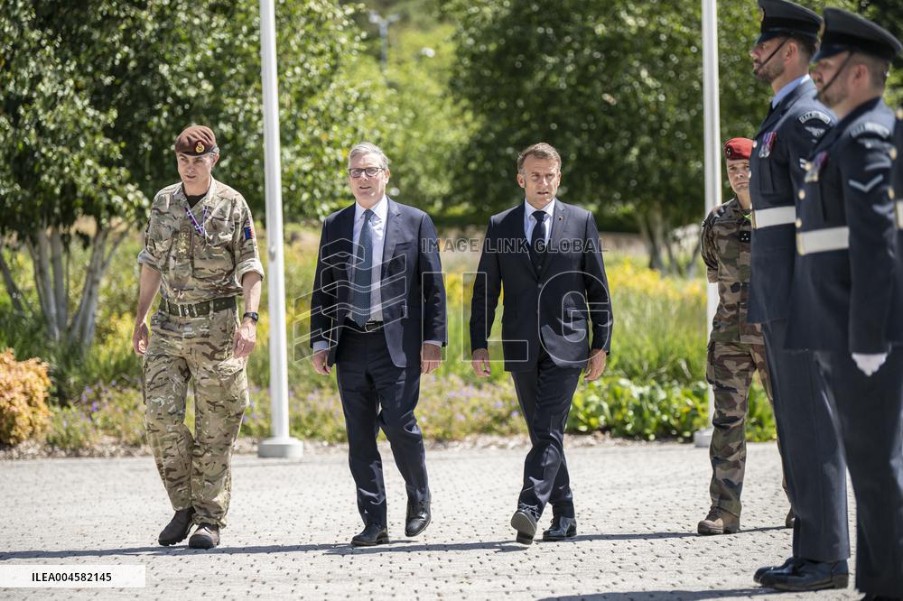 Starmer And Macron Visit NATO Maritime Command - London