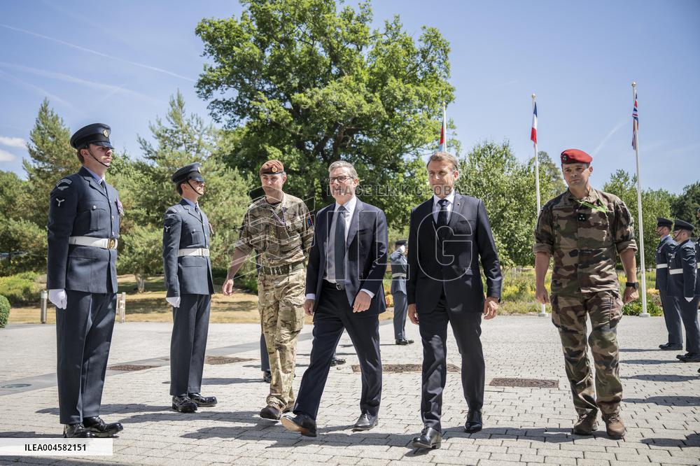 Starmer And Macron Visit NATO Maritime Command - London