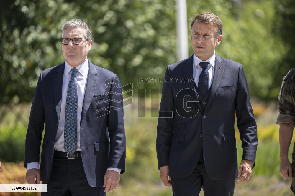 Starmer And Macron Visit NATO Maritime Command - London