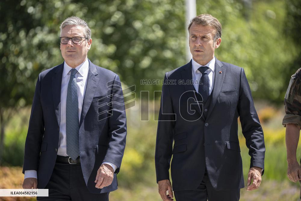 Starmer And Macron Visit NATO Maritime Command - London