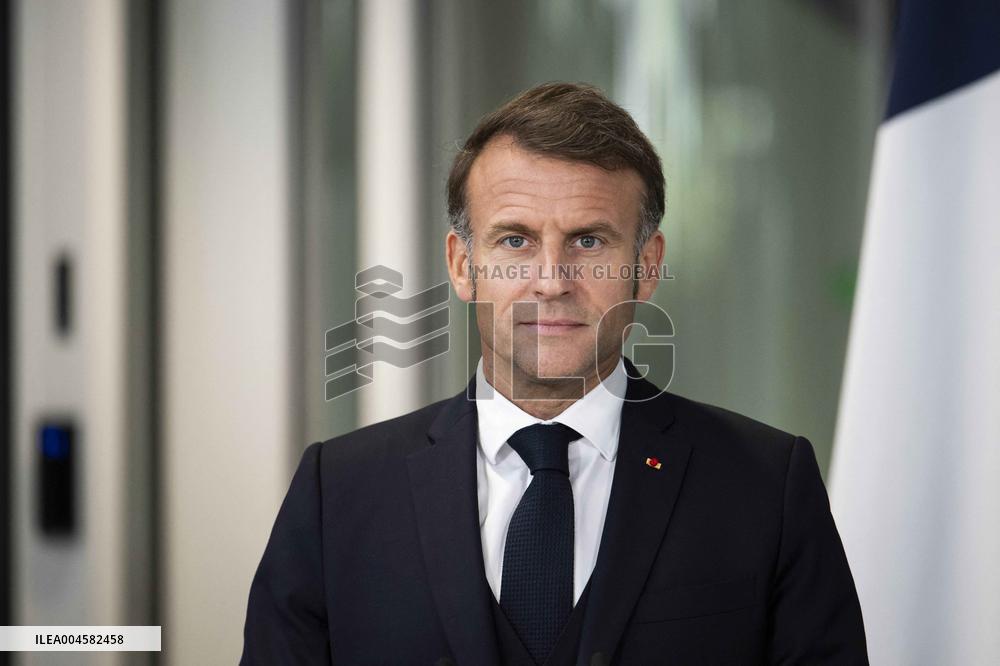 Keir Starmer and Emmanuel Macron press conference