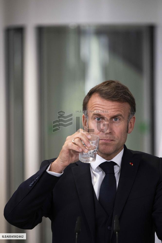 Keir Starmer and Emmanuel Macron press conference