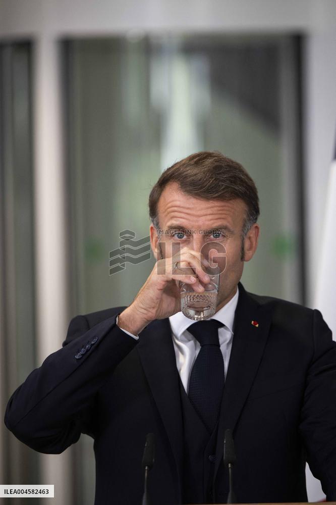 Keir Starmer and Emmanuel Macron press conference