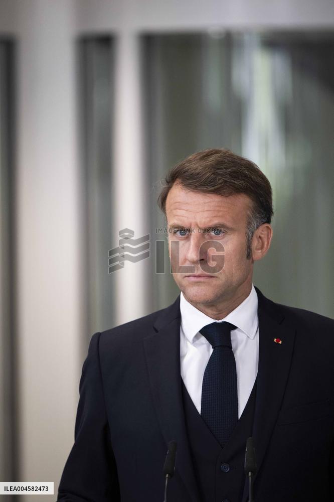 Keir Starmer and Emmanuel Macron press conference