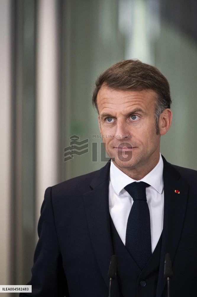 Keir Starmer and Emmanuel Macron press conference