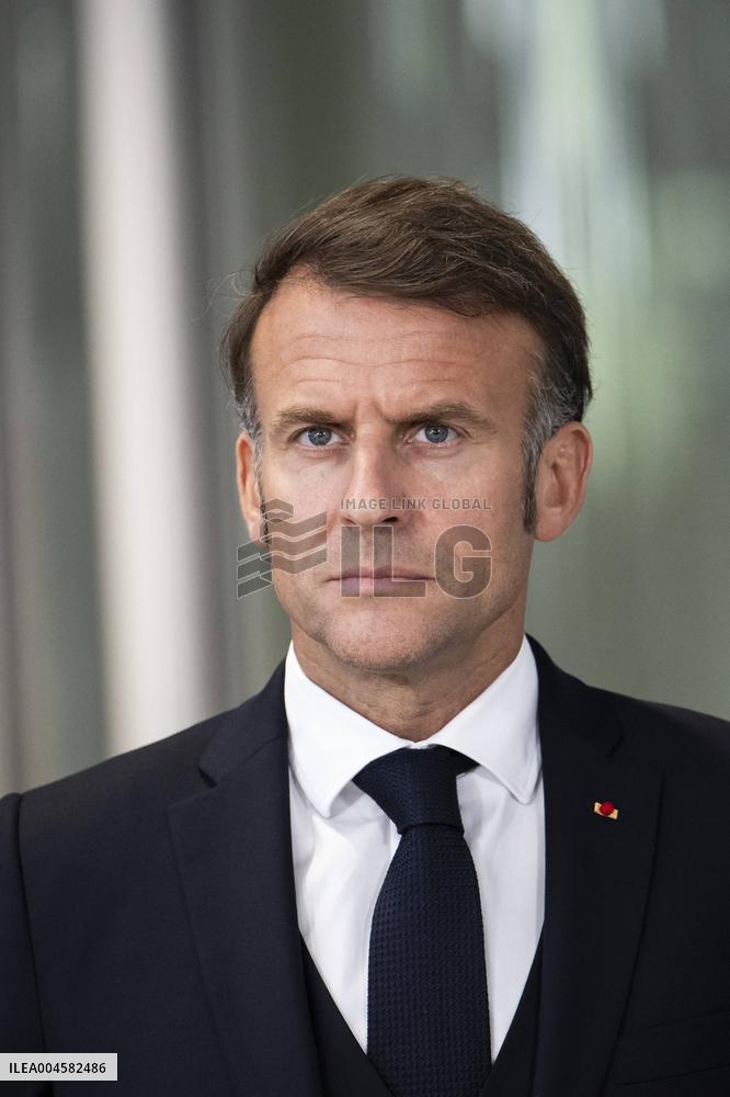 Keir Starmer and Emmanuel Macron press conference