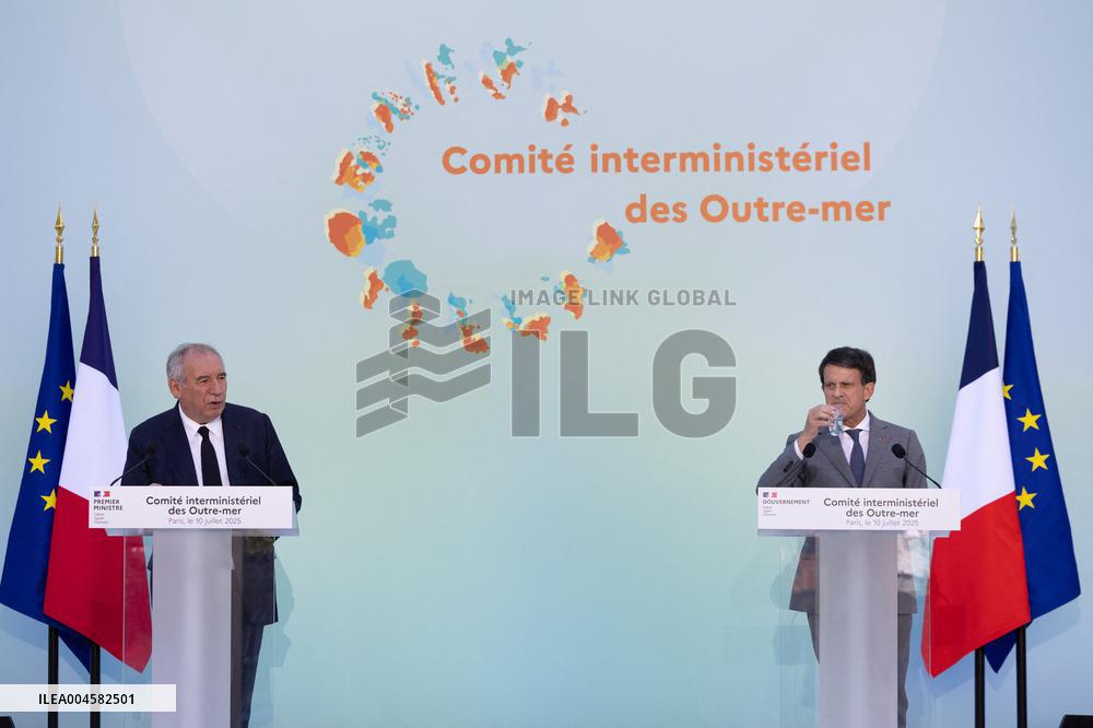 Overseas territories inter-ministerial meeting - Paris