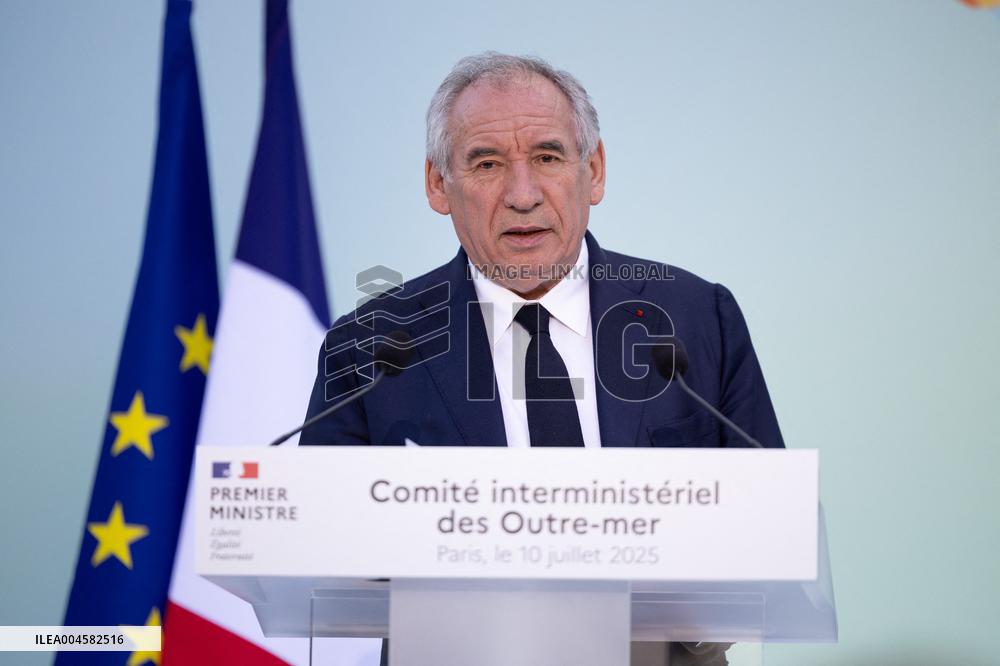 Overseas territories inter-ministerial meeting - Paris