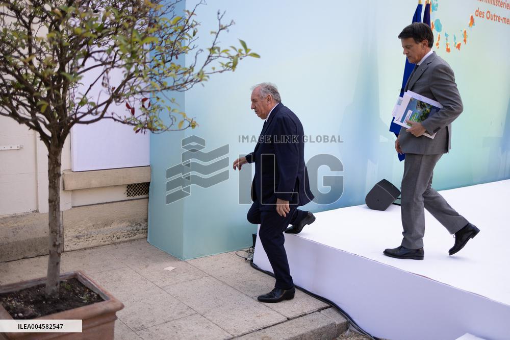 Overseas territories inter-ministerial meeting - Paris