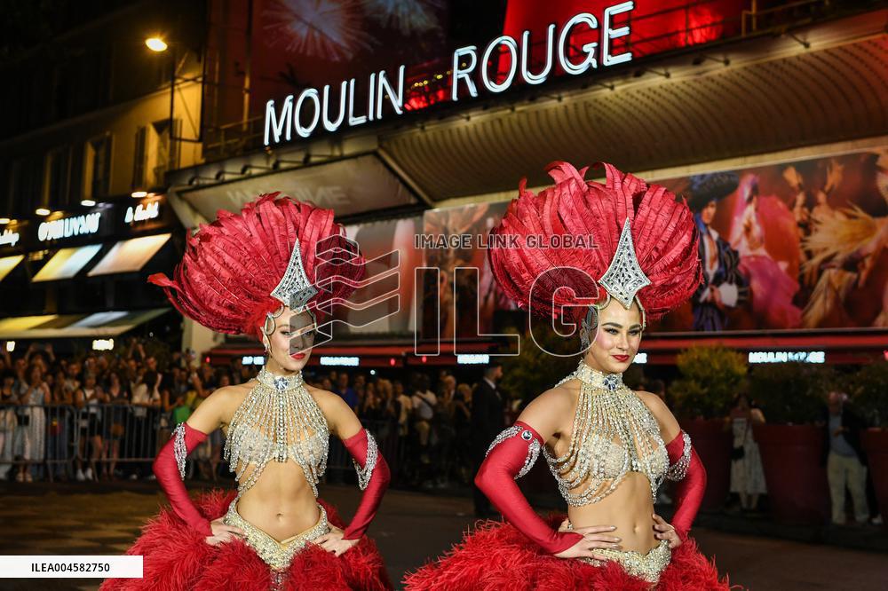 Moulin Rouge cabaret wings turn in Paris FA