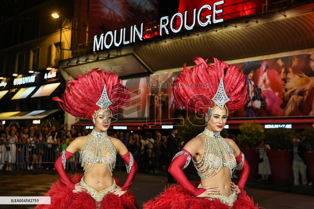 Moulin Rouge cabaret wings turn in Paris FA