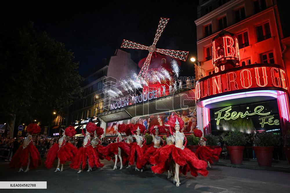 Moulin Rouge cabaret wings turn in Paris FA