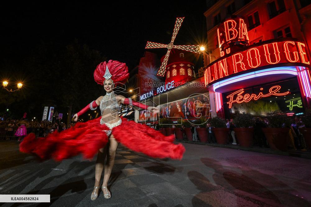 Moulin Rouge cabaret wings turn in Paris FA