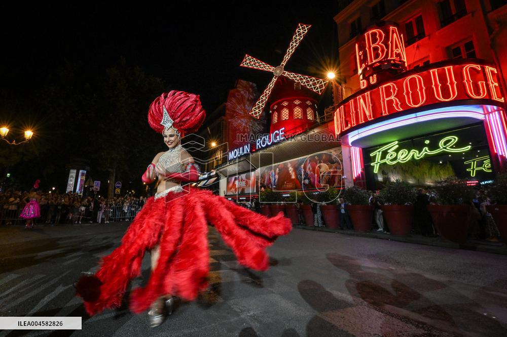 Moulin Rouge cabaret wings turn in Paris FA