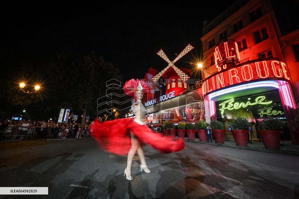 Moulin Rouge cabaret wings turn in Paris FA