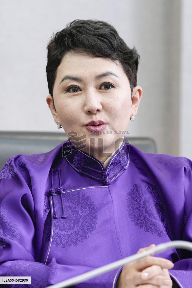 Mongolian Foreign Minister Battsetseg