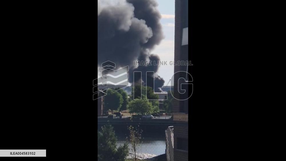 UK: Fire Breaks Out at Recycling Facility in Rochester