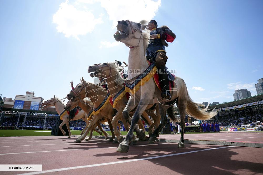 Naadam festival in Mongolia