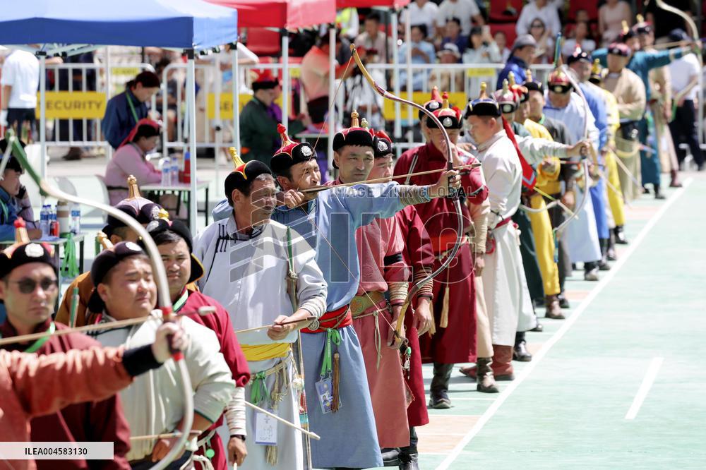 Naadam festival in Mongolia