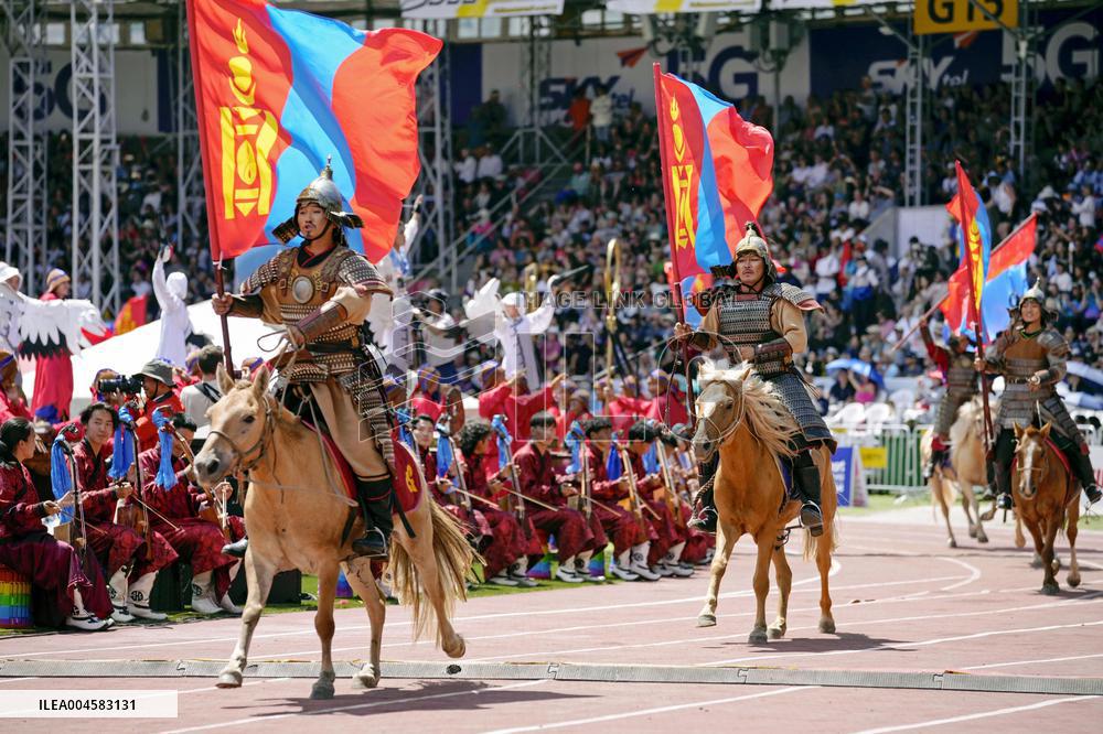 Naadam festival in Mongolia