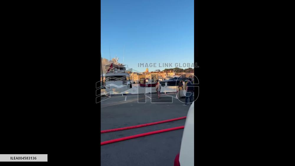 France: Superyacht Sea Lady II Catches Fire in Saint-Tropez 5
