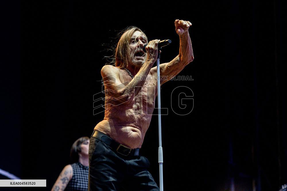Iggy Pop performs at Mad Cool 2025 - Madrid