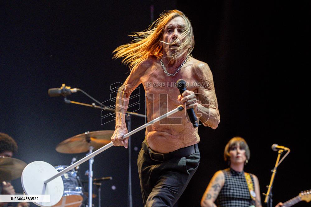 Iggy Pop performs at Mad Cool 2025 - Madrid
