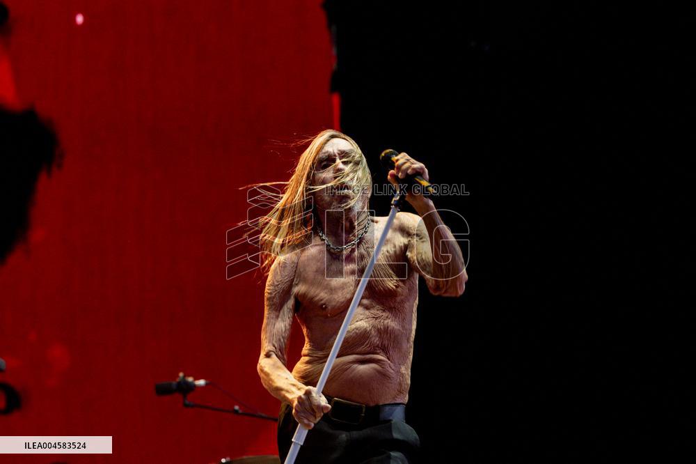 Iggy Pop performs at Mad Cool 2025 - Madrid