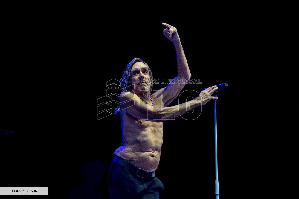 Iggy Pop performs at Mad Cool 2025 - Madrid