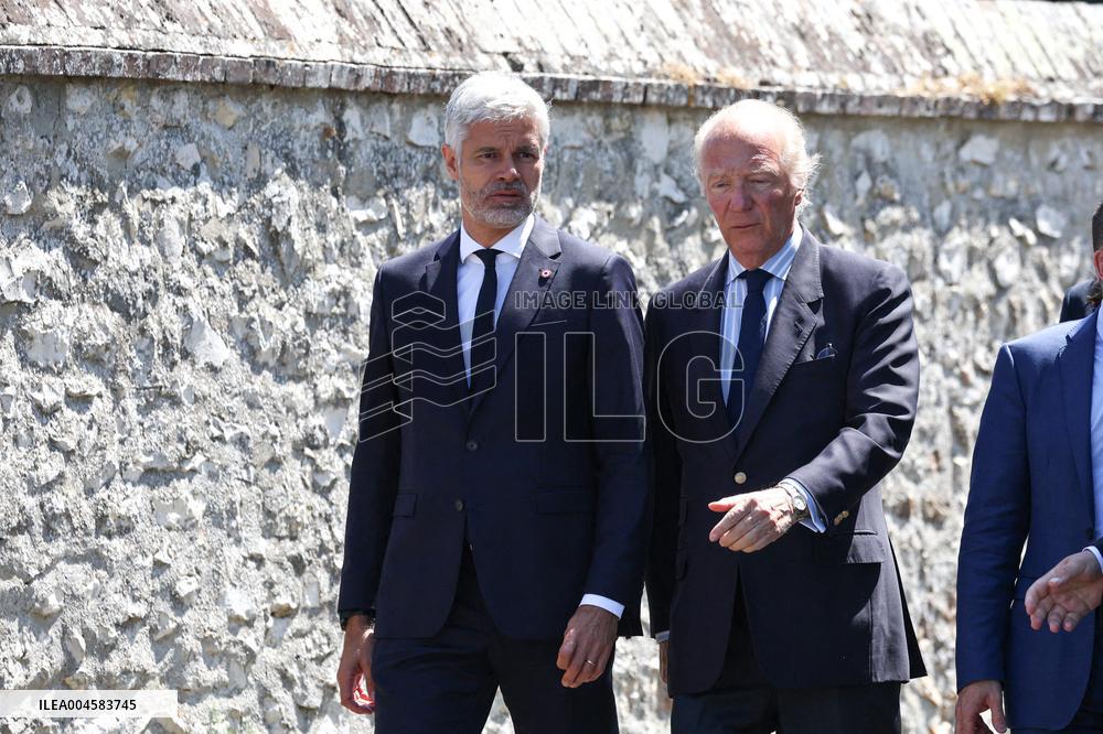 Olivier Marleix Funeral - Anet