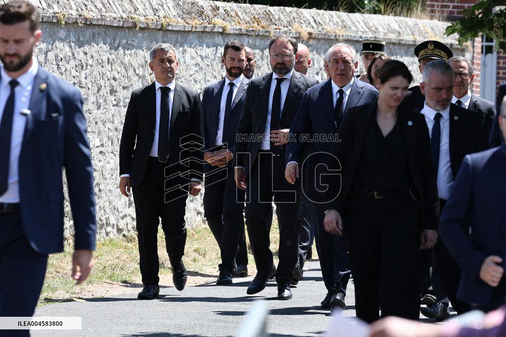 Olivier Marleix Funeral - Anet