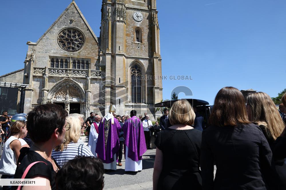 Olivier Marleix Funeral - Anet