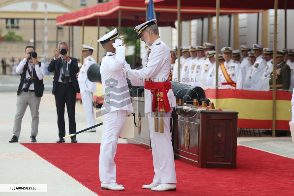 King Felipe VI Awards New Naval Officers - Cadiz