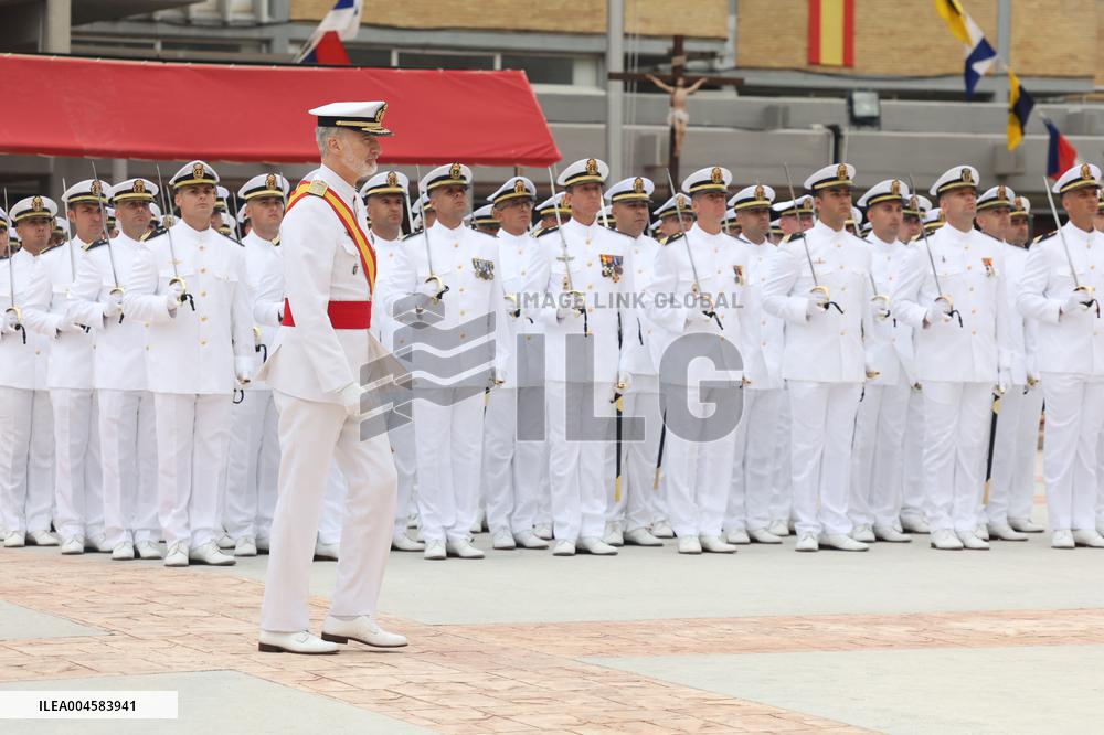 King Felipe VI Awards New Naval Officers - Cadiz