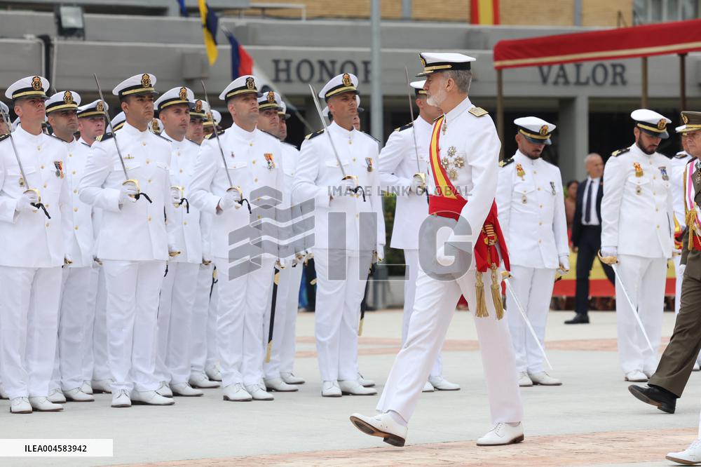 King Felipe VI Awards New Naval Officers - Cadiz