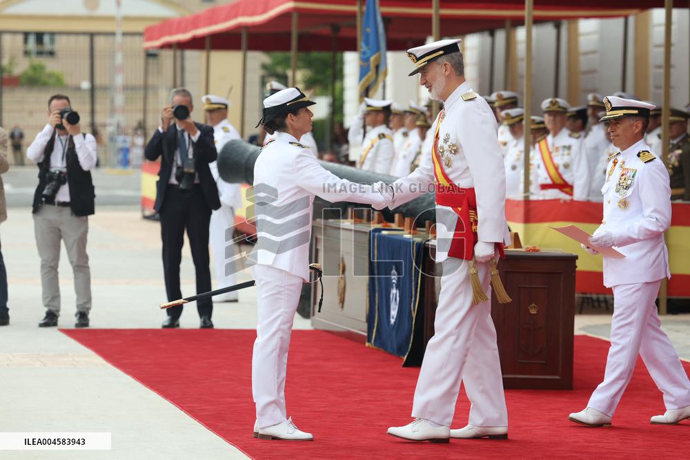 King Felipe VI Awards New Naval Officers - Cadiz