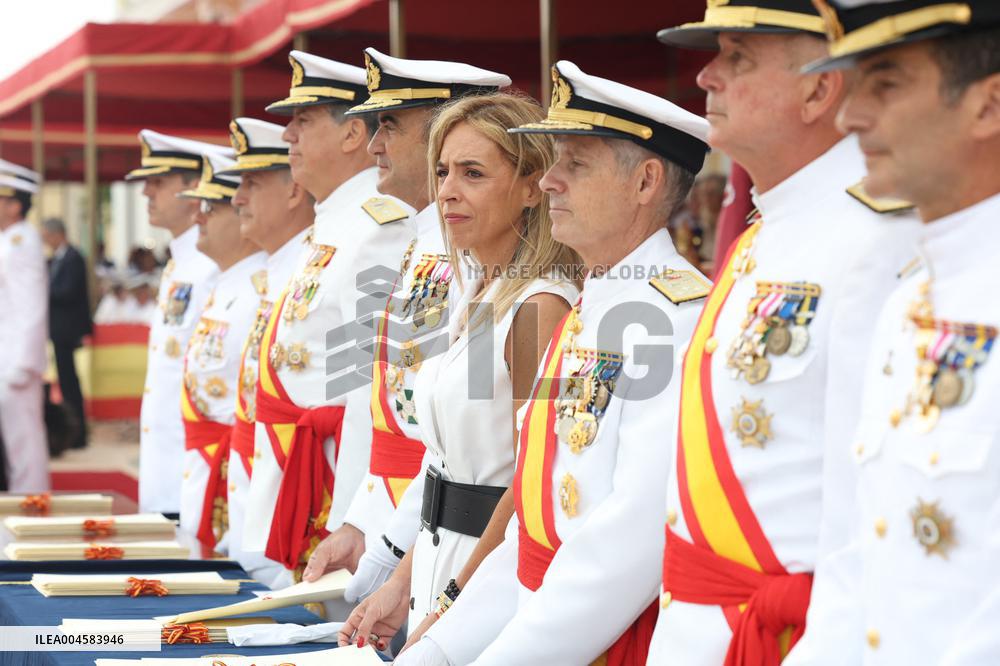 King Felipe VI Awards New Naval Officers - Cadiz