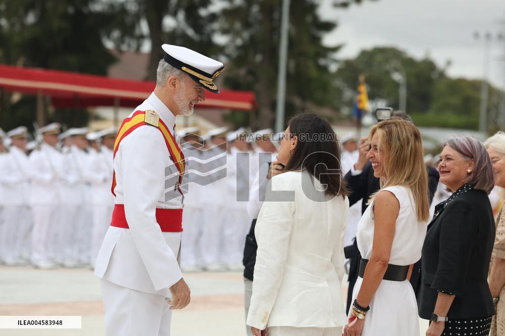 King Felipe VI Awards New Naval Officers - Cadiz