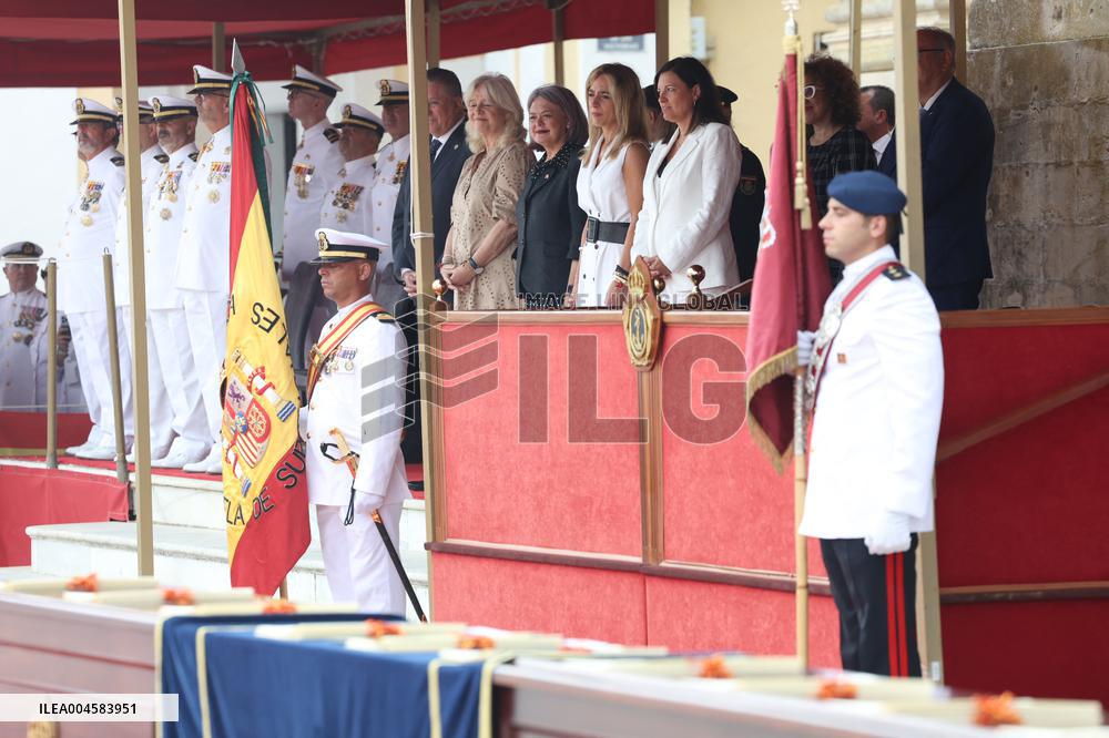 King Felipe VI Awards New Naval Officers - Cadiz
