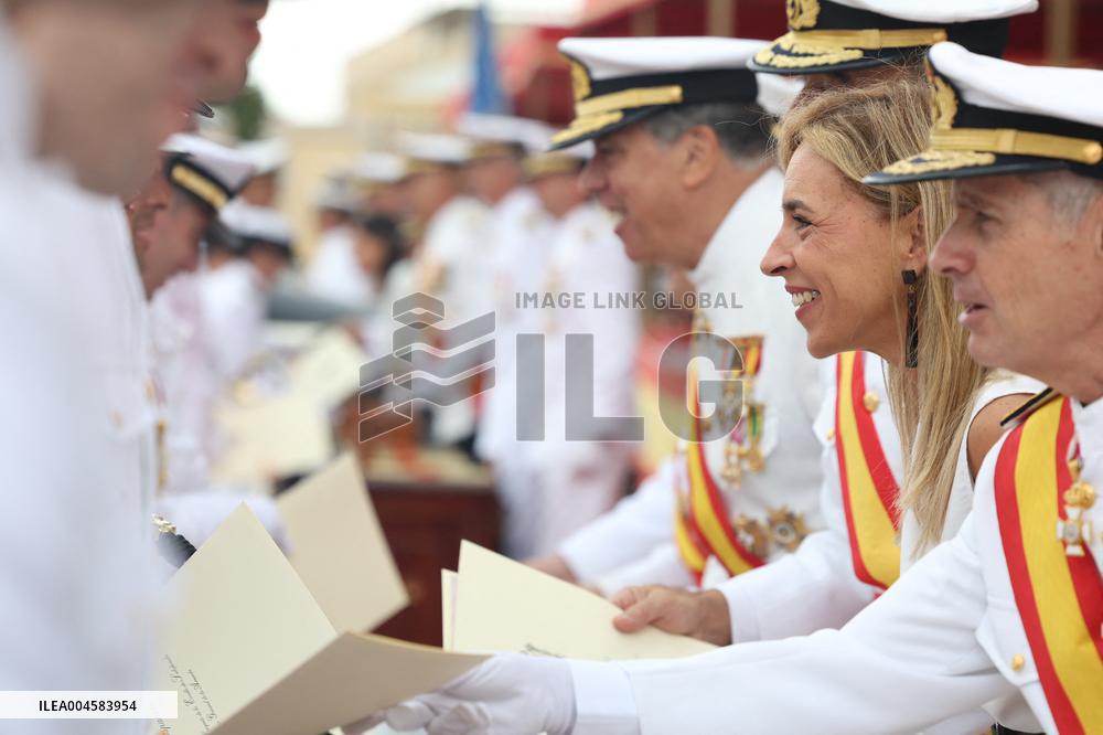 King Felipe VI Awards New Naval Officers - Cadiz