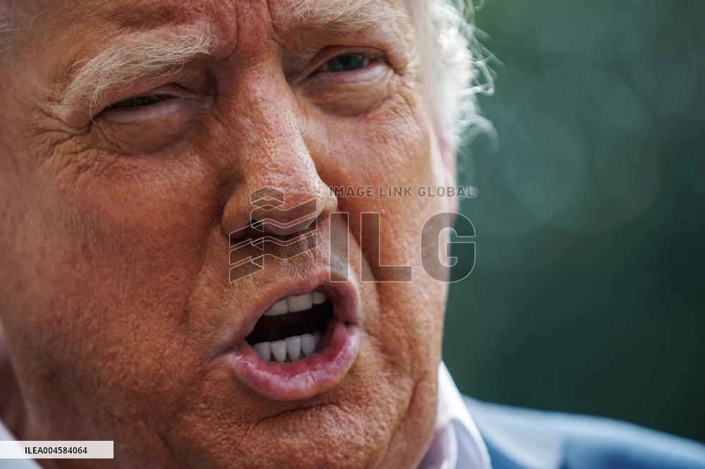 President and First Lady Trump Depart the White House - Washington