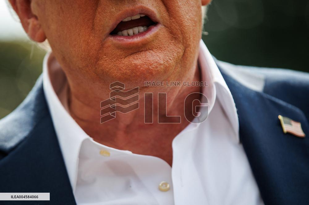 President and First Lady Trump Depart the White House - Washington